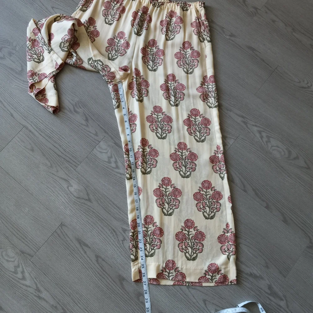 J. Crew Cropped Stratus Pant In Block Print Yellow Multi L